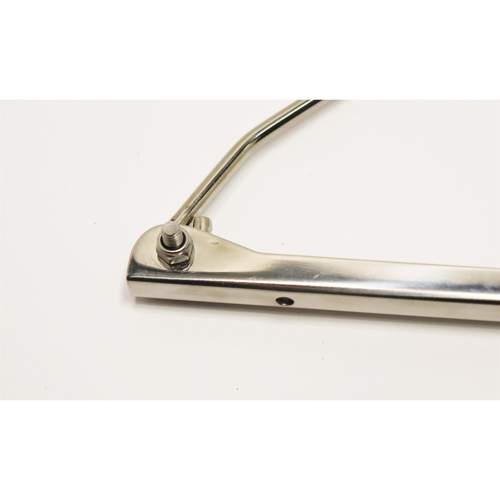 Speedway Universal Stainless Steel Street Rod Hood Prop Rod Kit