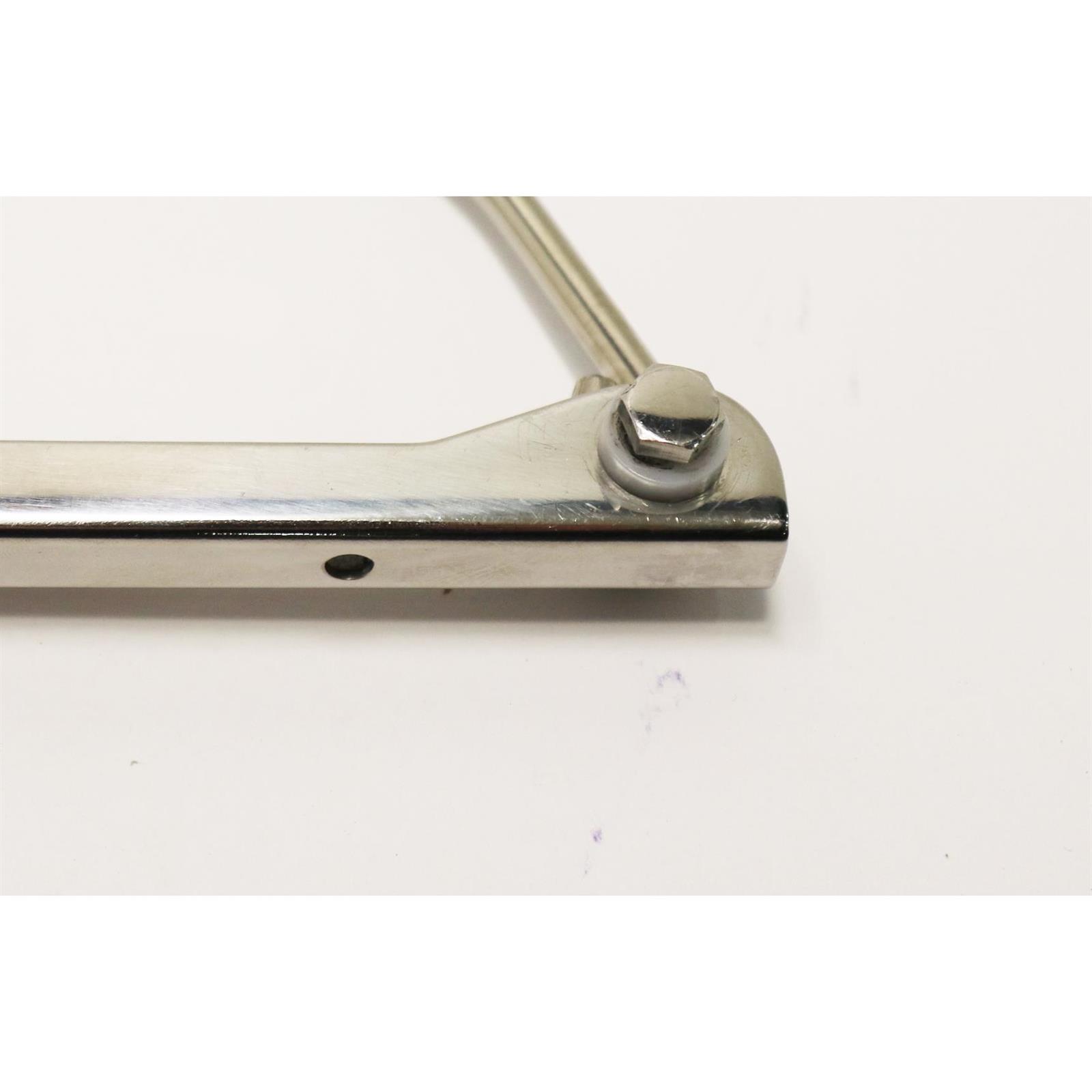 Speedway Universal Stainless Steel Street Rod Hood Prop Rod Kit