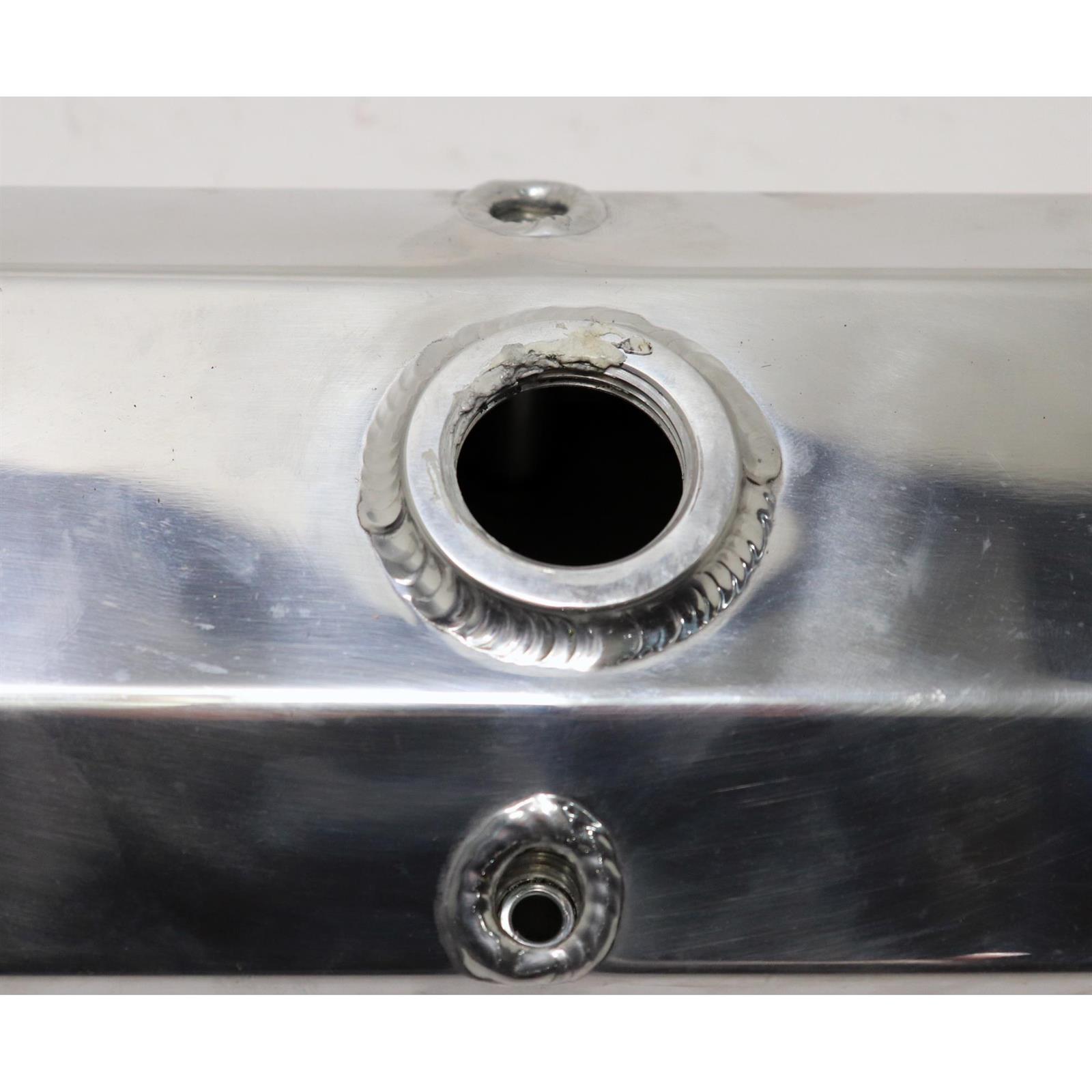 Small Block Chevy Fabricated Valve Covers w/ Breather Tubes