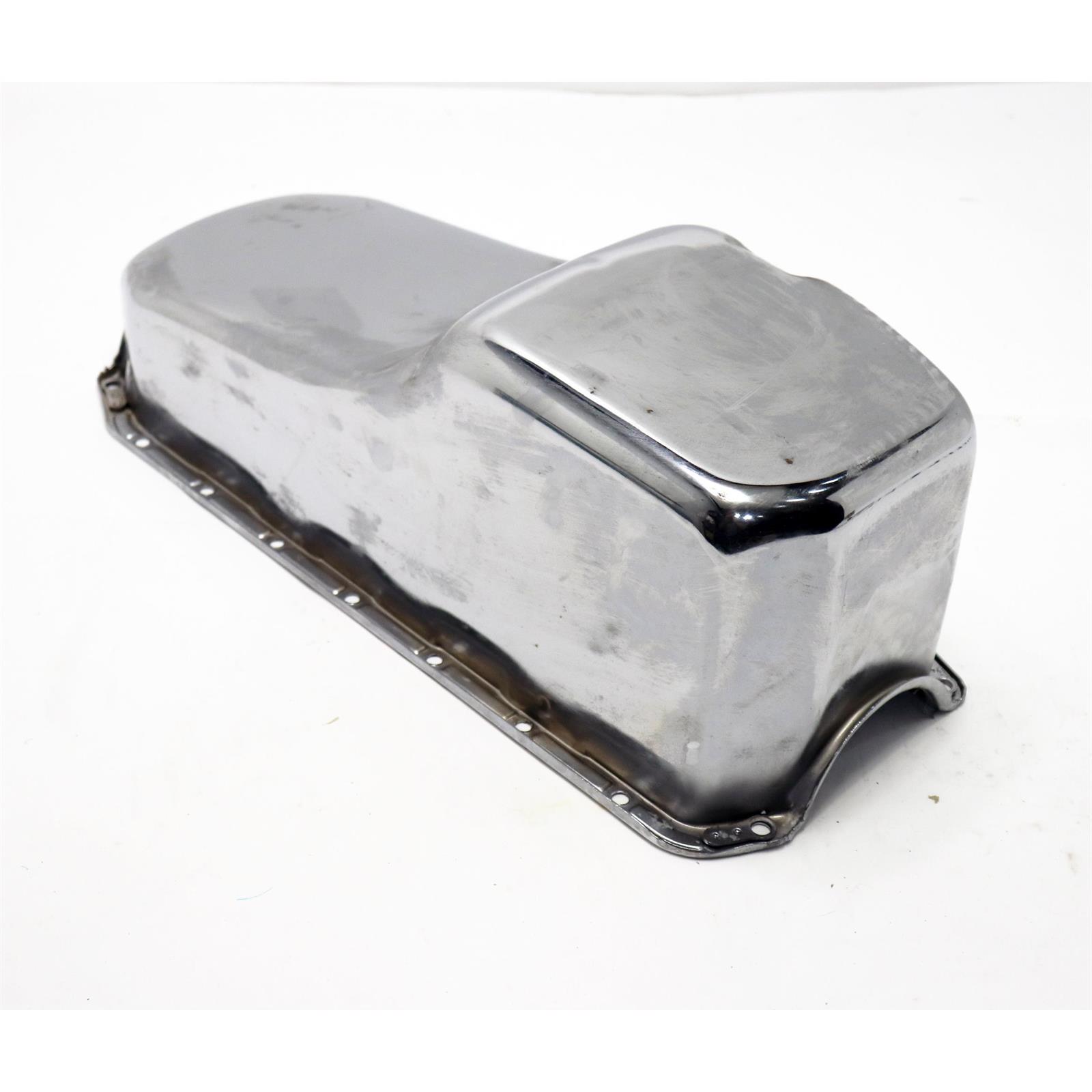 195579 Small Block Chevy Chrome Oil Pans