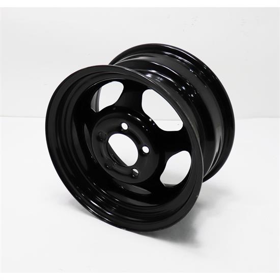 Bassett 58AC1 15X8 Inertia 5 on 4.75 1 Inch Backspace Black Wheel