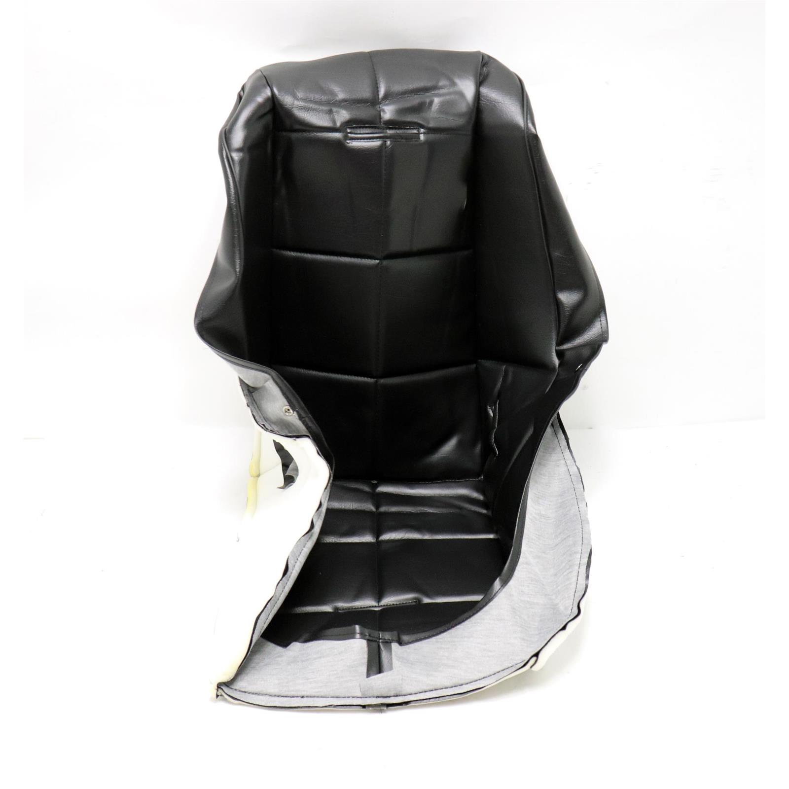 EMPI 622408 Poly Low Back Bucket Seat Cover, Black Squares