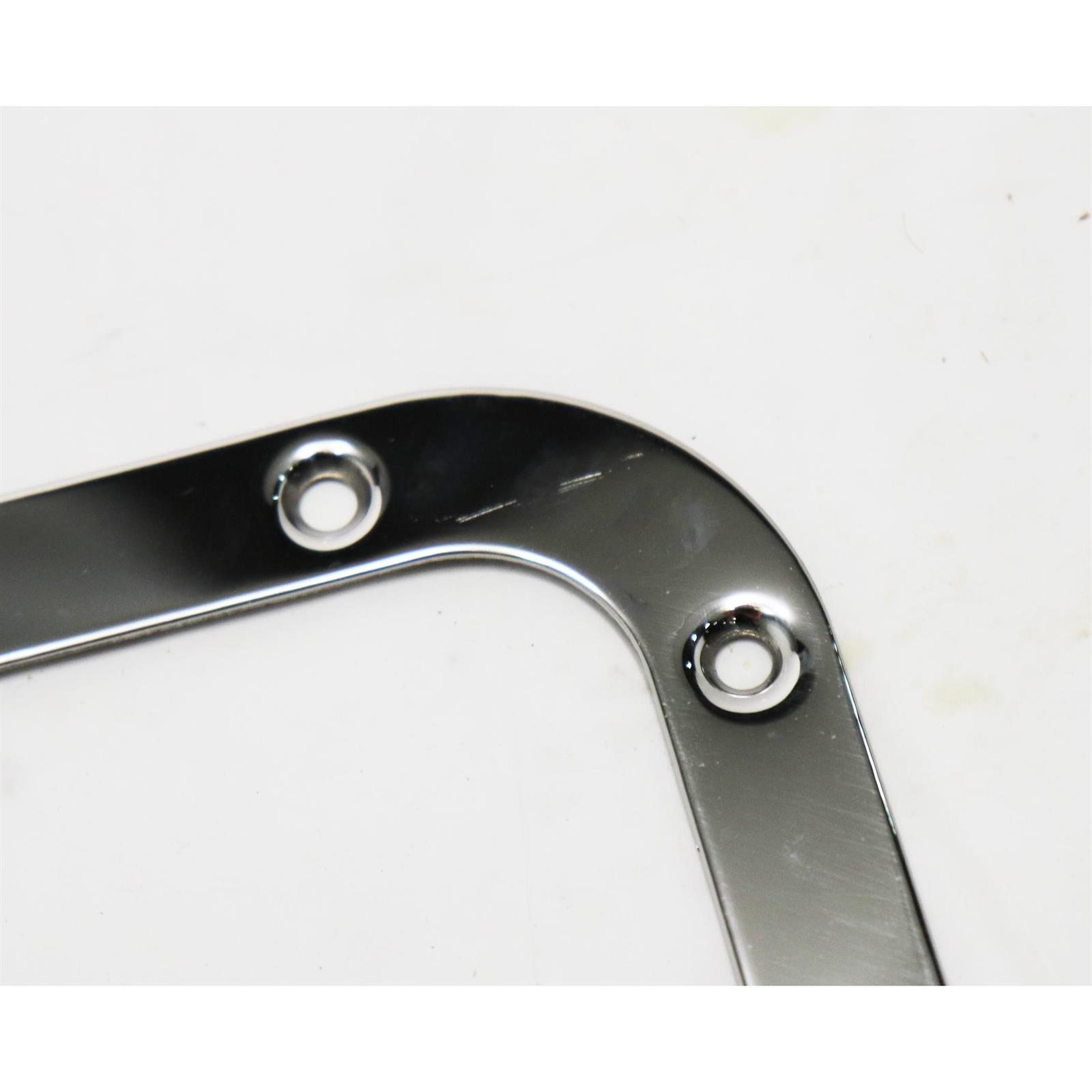 Lokar 70FMB Rectangular Floor Mount Shifter Boot, Stainless Ring