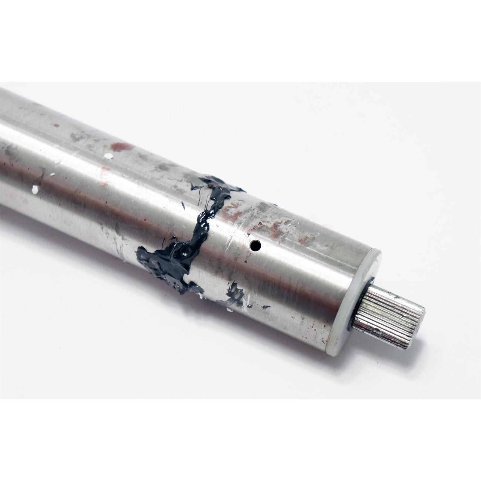 Hot Rod Nostalgia Steering Column, 30 Inch, Plain Stainless