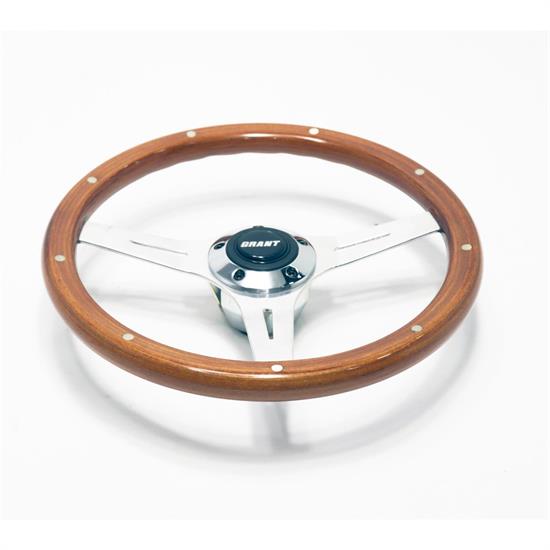 Grant 1175 Collectors 14 In 3Spoke Rivet Wood Steering Wheel