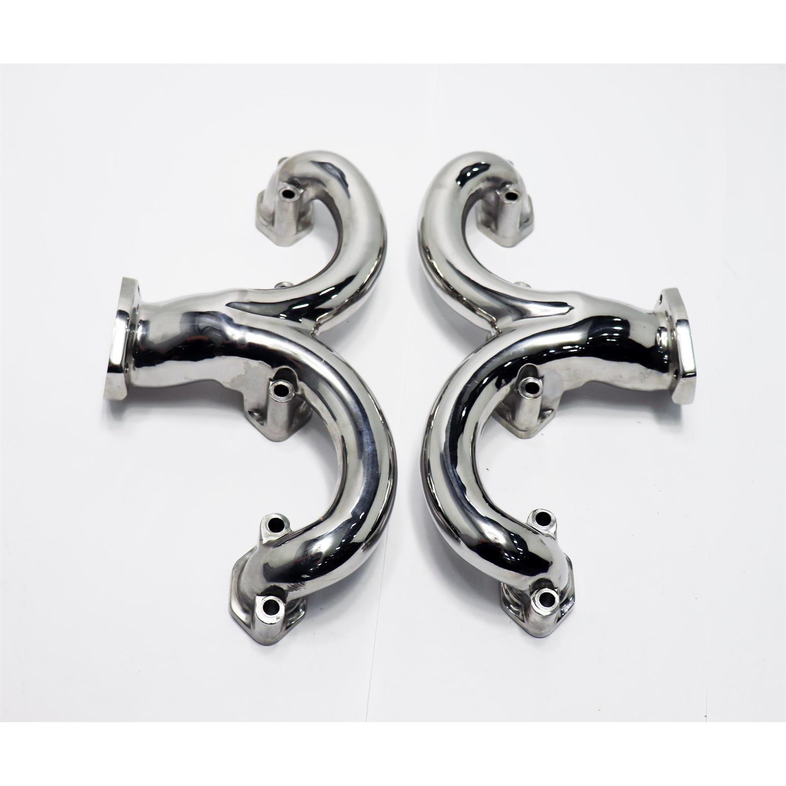 thumbnail image 2 of Small Block Chevy Manifold Rams Horn Center Dump Exhaust Manifold 3932473 2 of 13