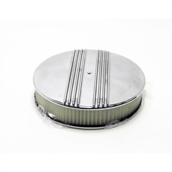 Speedway Round Double Finned Air Cleaner 14 Inch