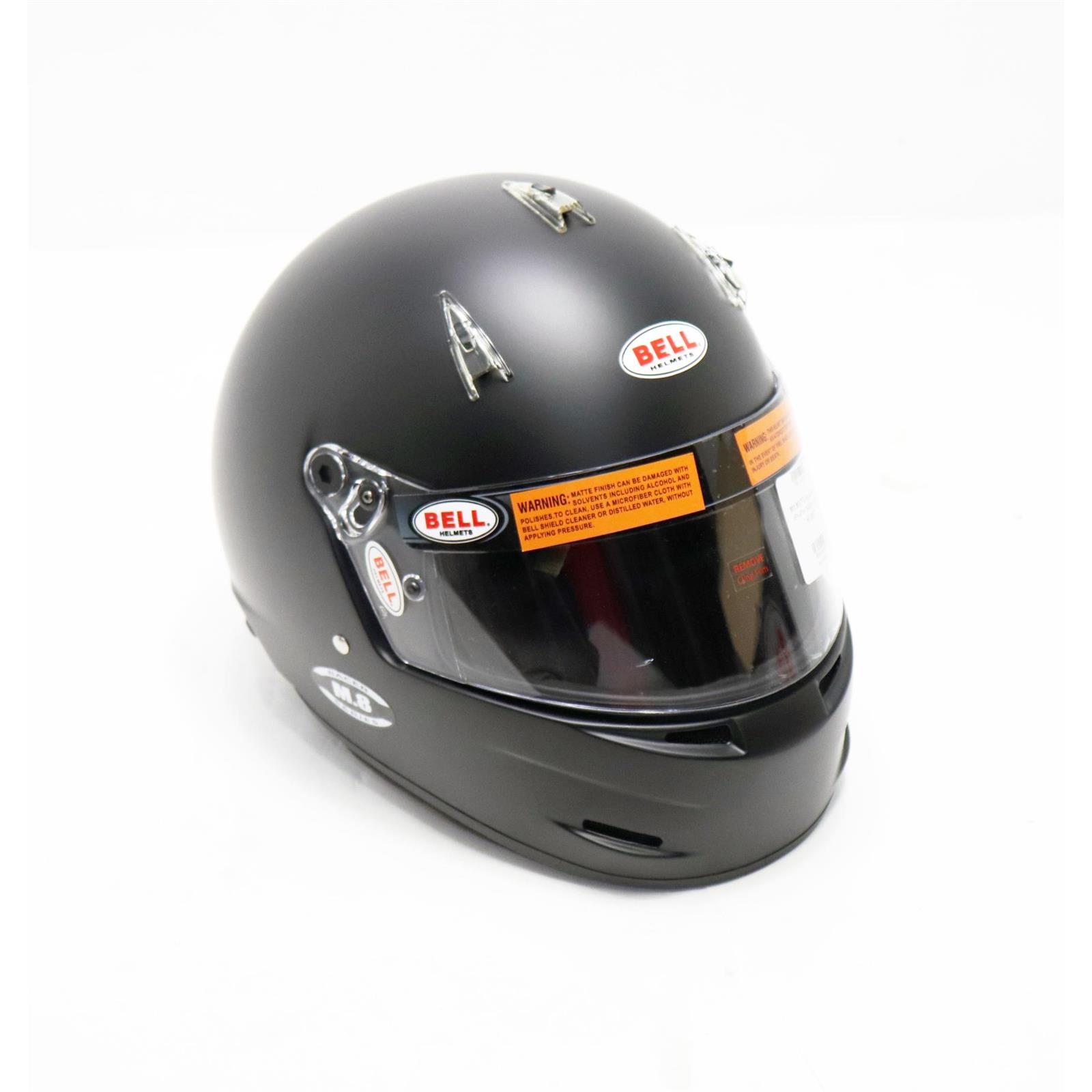 Bell M.8 SA2015 Racing Helmet, Flat Black, Size XLarge