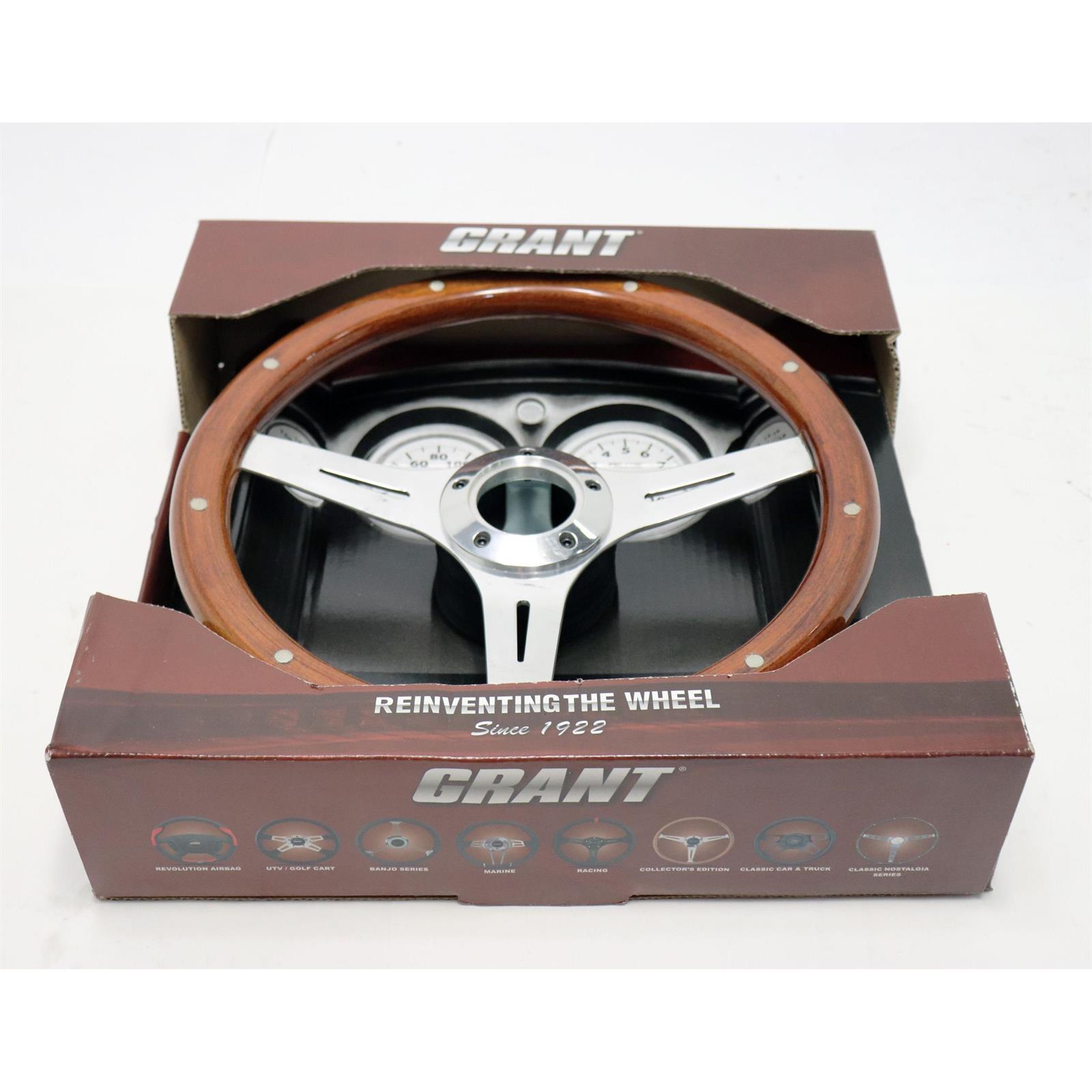 Universal Racing Steering Wheel, 14 Inch 6 Screws Silver - View #5