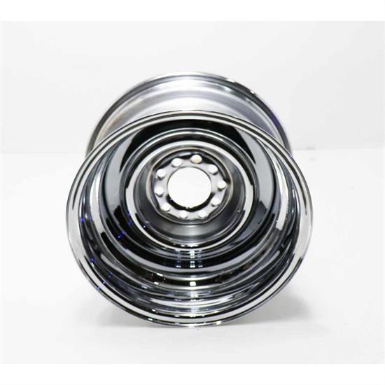 Speedway Smoothie Reverse 15x8 Chrome Steel Wheel 5on4.5/4.75 2.5