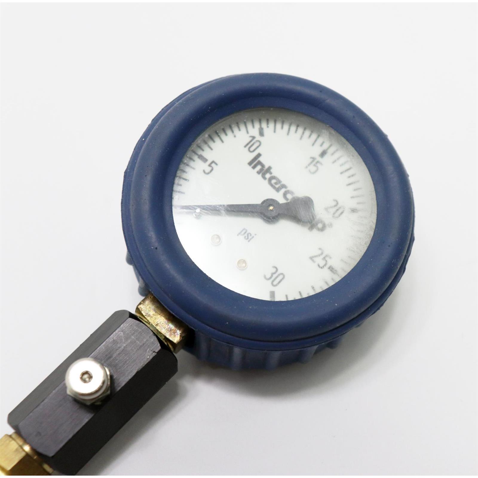 360069 21/2"GlowInTheDark Tire Pressure Gauge30PSI