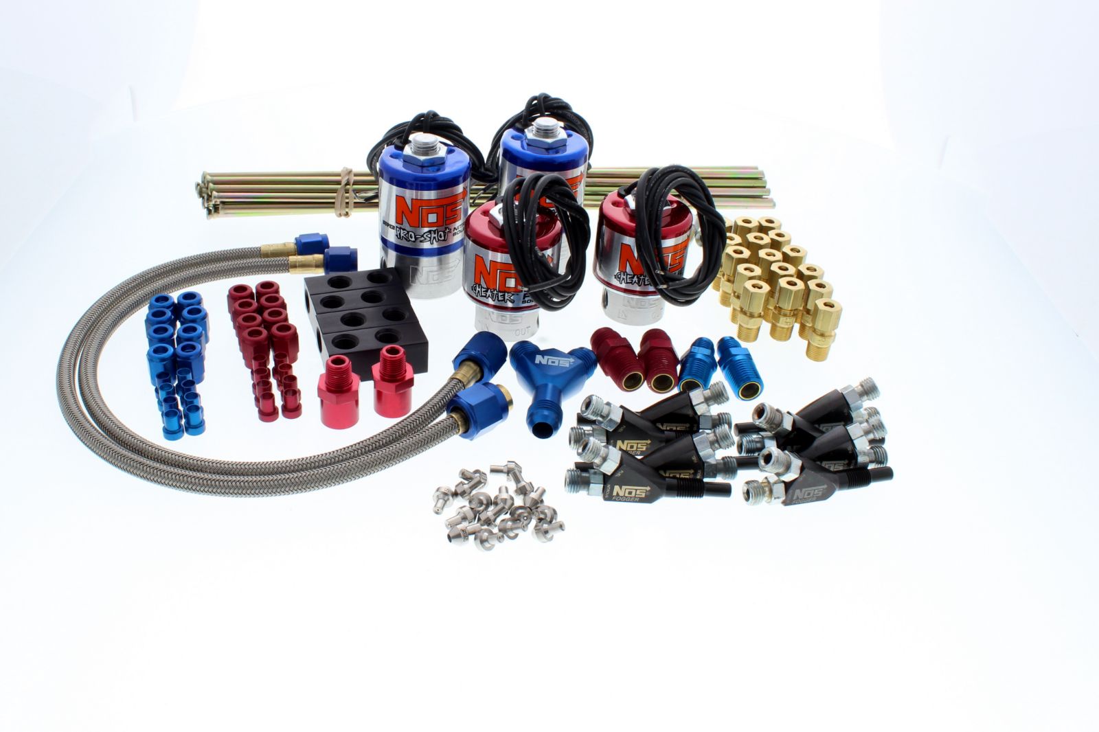 NOS 02462-S-ENOS Pro Shot Fogger Custom Nitrous Plumbing Kit