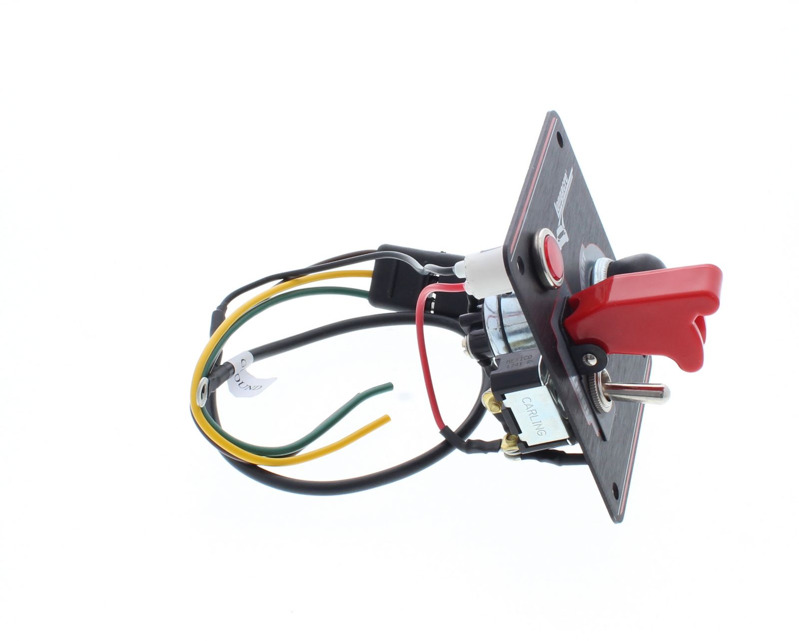 Longacre® 52-44863 Alum. Flip-Up Ign. Start Panel with Light