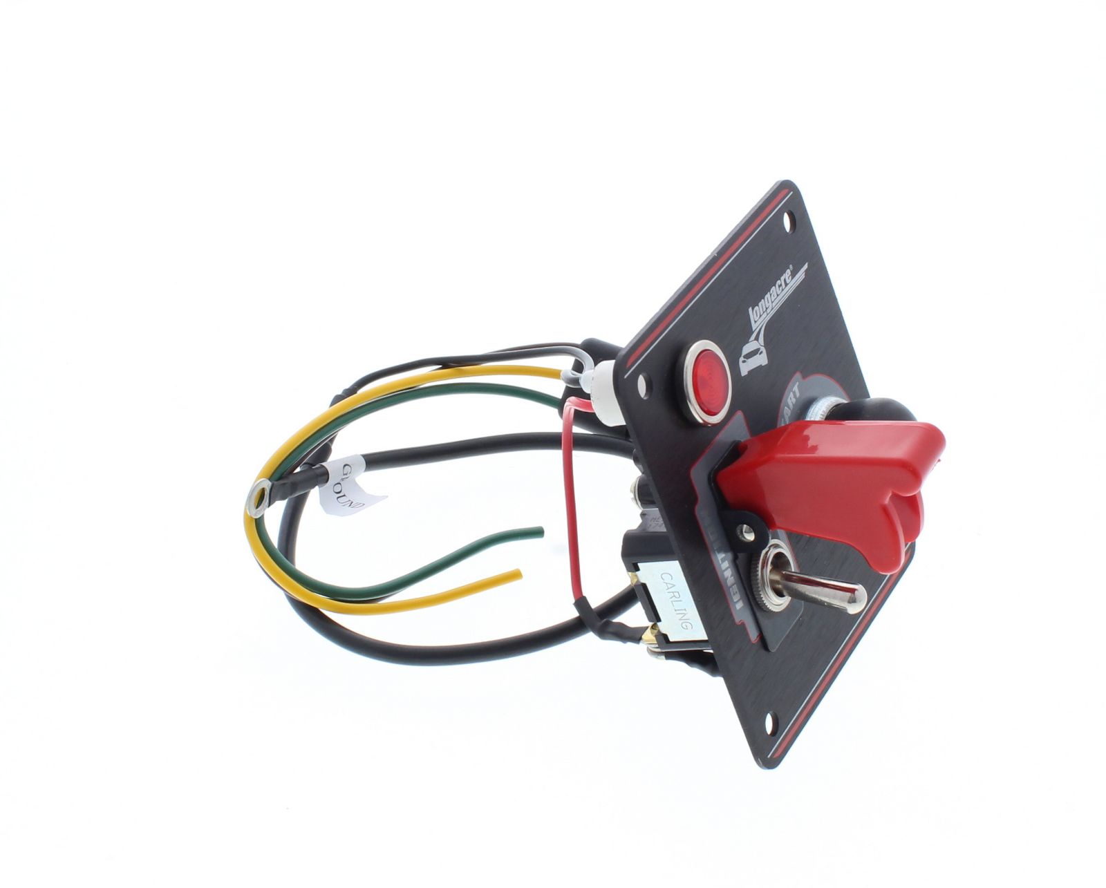 あいページ Longacre® 52-44863 Alum. Flip-Up Ign. Start Panel with Light