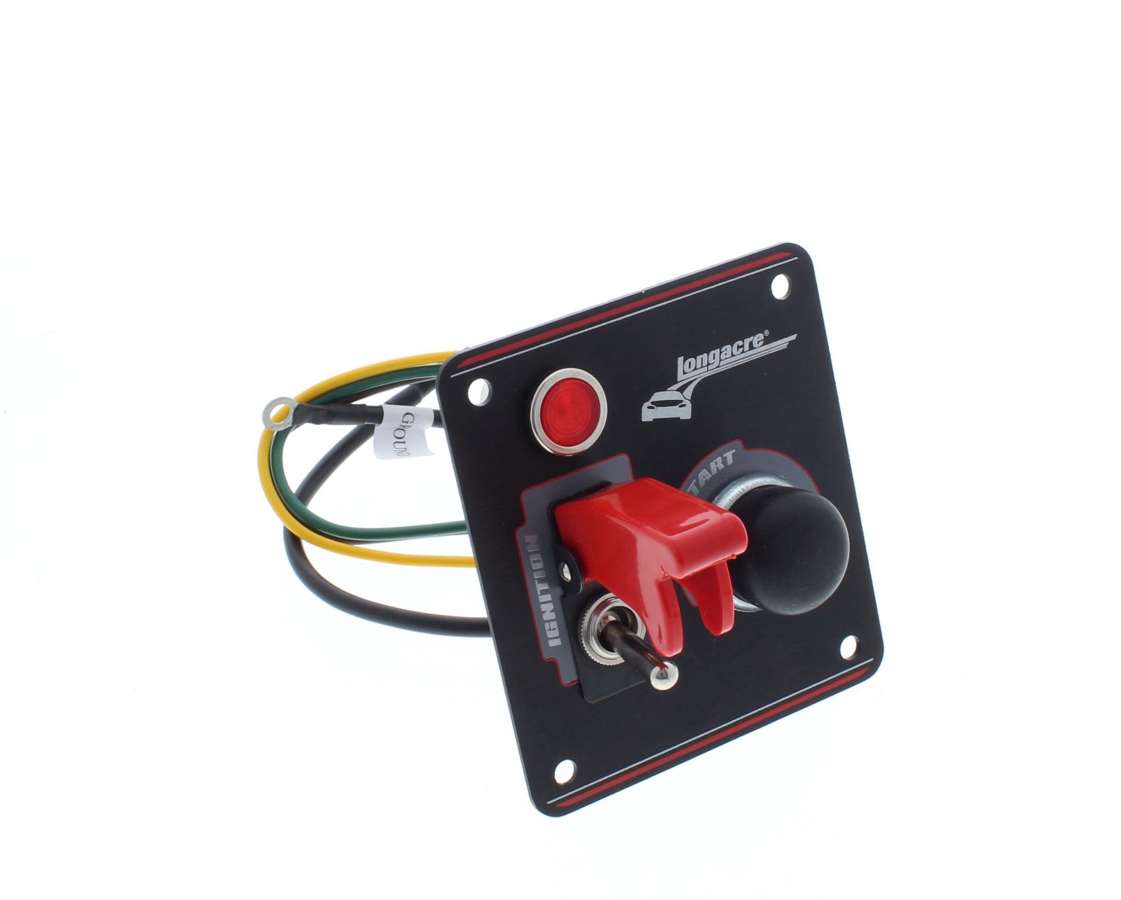 Longacre® 52-44863 Alum. Flip-Up Ign. Start Panel with Light