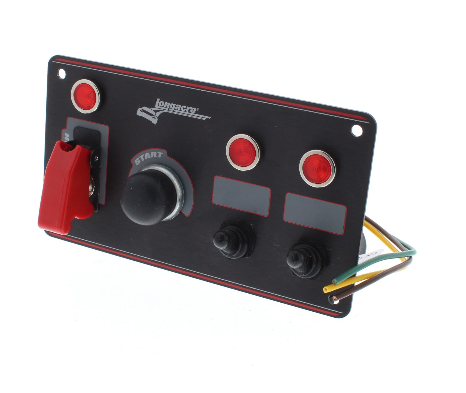 Longacre® 52-44867 Alum. Flip-Up Ign. Start Panel, 2 Switch