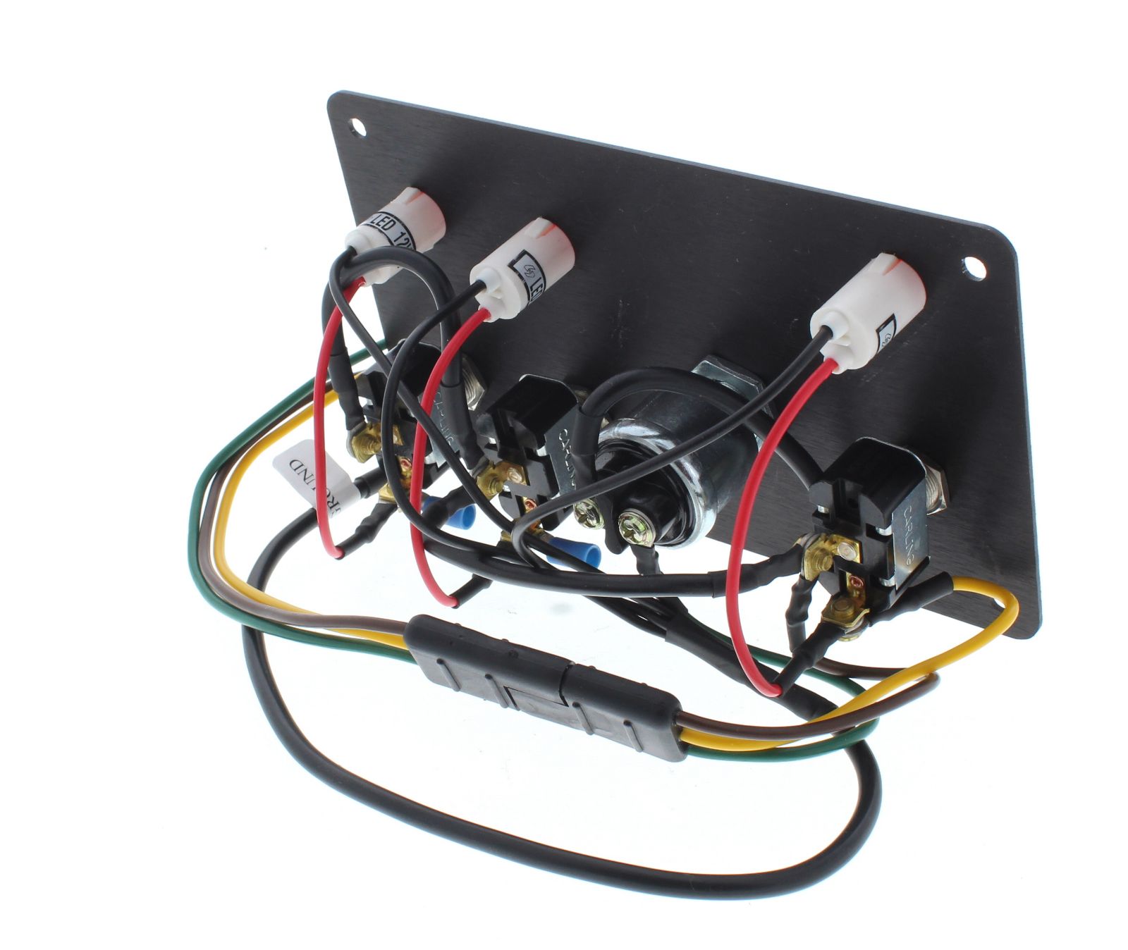 Longacre® 52-44867 Alum. Flip-Up Ign. Start Panel, 2 Switch