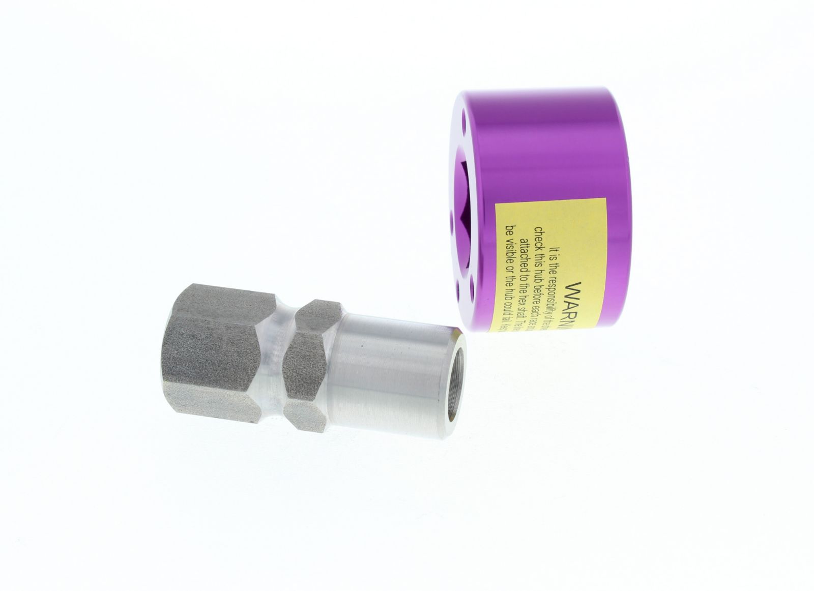 Aluminum Quick Release Steering Wheel Hub, Hex, 5/8 Inch