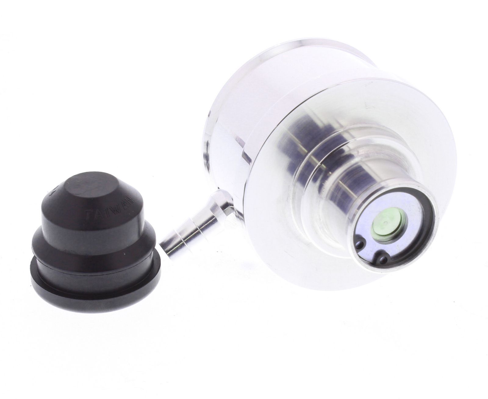 Billet Style Aluminum Breather With PCV Valve