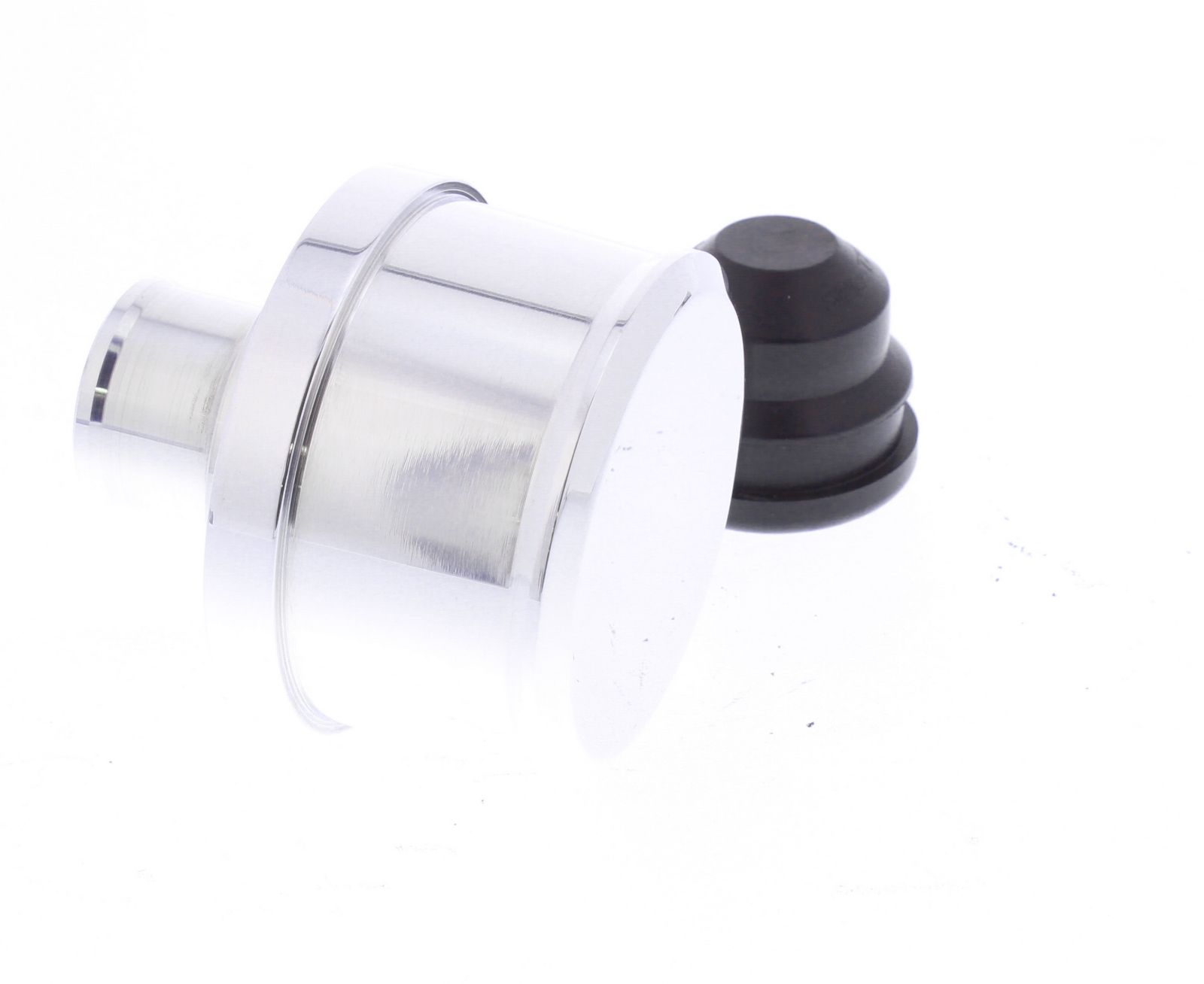 Billet Style Aluminum Breather With PCV Valve