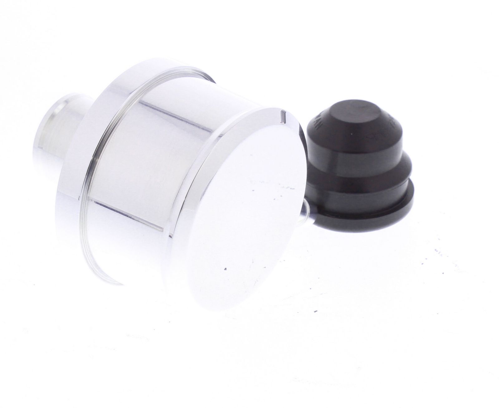 Billet Style Aluminum Breather With PCV Valve