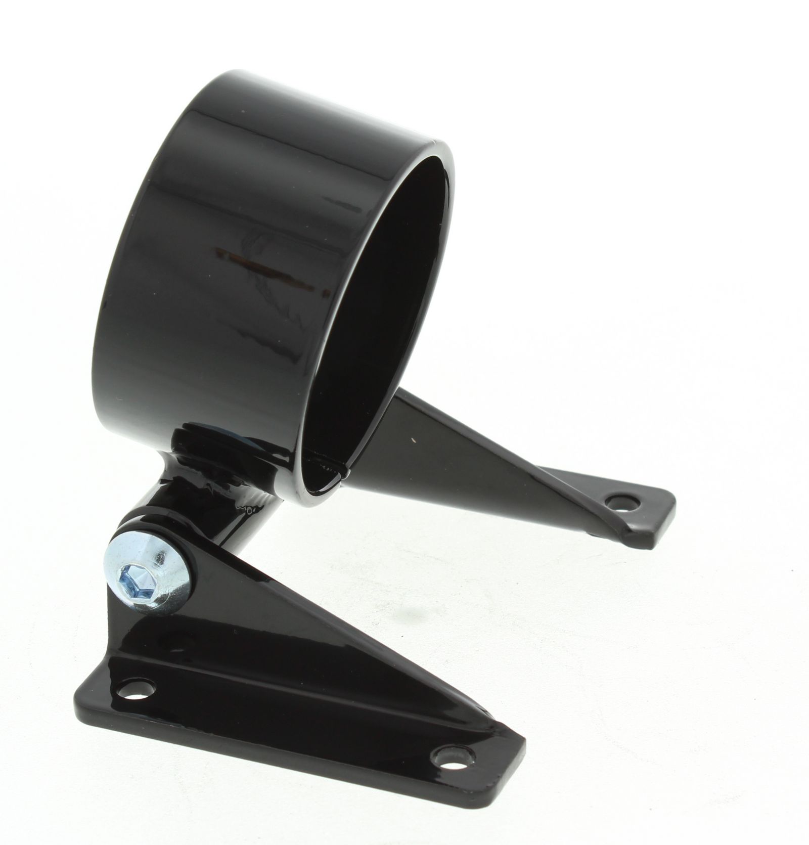 Custom Car Steering Mount DEMOTOR PERFORMANCE 2 Polished Aluminum Steering Column Floor Mount | Swivel Ball Bracket For Custom Builds Steering Column Mount